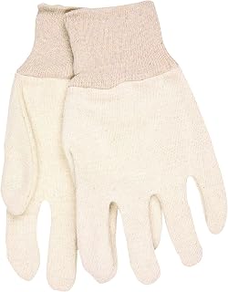 MCR Safety 8010 Jersey Cotton Heavy Weight Knit Wrist Men's Gloves, Large