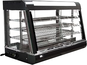Omcan 21570 Commercial 36" Hot Food Warmer Glass Merchandiser Display Case
