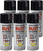 Rust-Oleum 215215-6PK Stops Rust Rust Reformer Spray, 10.25 oz, Black, 6 Pack