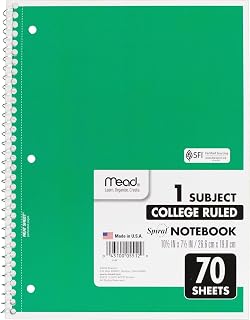 Mead Spiral Paper Notebook (05512BD)