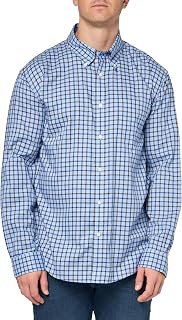 Brooks Brothers Men's Non-Iron Button Down Stretch Twill Long Sleeve Sport Shirt