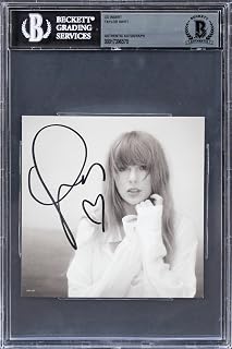 Taylor Swift Signed The Tortured Poets Department CD Insert w/Heart BAS Slabbed
