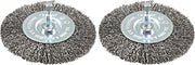 Forney 72739 4-Inch Coarse Wire Wheel Brush (Pack of 2)