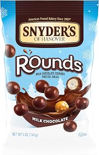 Snyder's of Hanover Pretzels, Rounds Milk Chocolate, 5 Oz