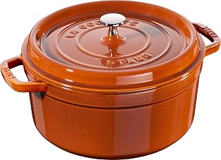 Cocotte ronde STAUB 28 cm cannelle - 5.85L