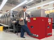 Justrite Red / 40 Gallon / Manual-Close Tool Cabinets