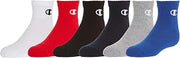 Champion Big Kids' 6-Pack Quarter Socks