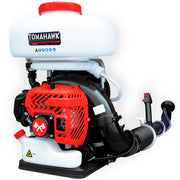 3HP Backpack Mosquito Fogger Leaf Blower 3.7 Gallon Tank Garden Sprayer (Turbo Fogger) by Tomahawk Power – Turbo Fogger (Standard), Red, Model TMD14