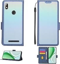 Case Compatible for Epik One Excalibur LTE X547 Phone Case Flip Cover [with Tempered Glass Screen Protector][RFID Blocking] HC-L