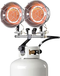 Mr. Heater Original 30,000 BTU Electric Spark Double Tank Top Radiant Propane Heater