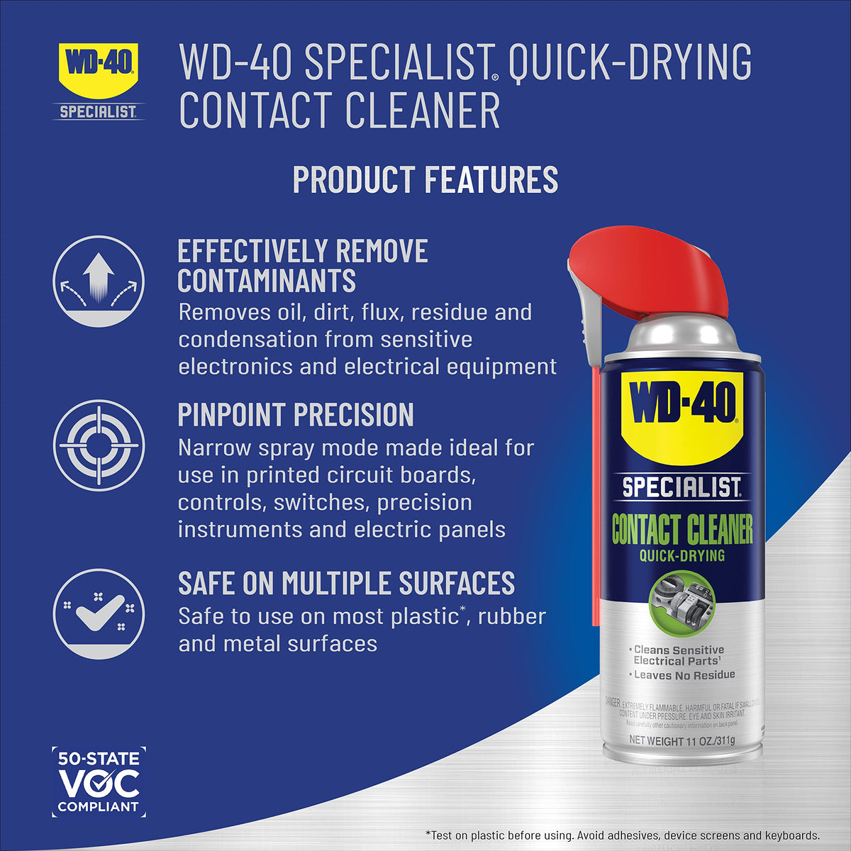 Specialist Contact Cleaner Spray by WD-40 – Pack of 2