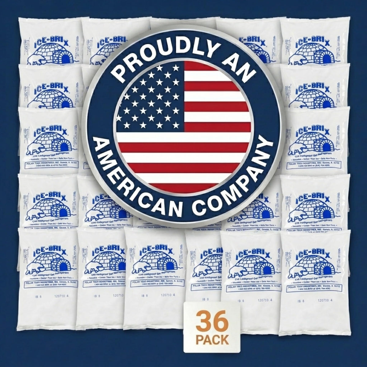 BOX USA Kraft / 1 / 36 Cold Packs