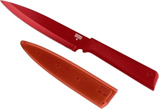 Kuhn Rikon Colori+ Utility Knife, 5", Red