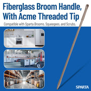 SPARTA Brown / 12 / 48 Inch Broom Handles