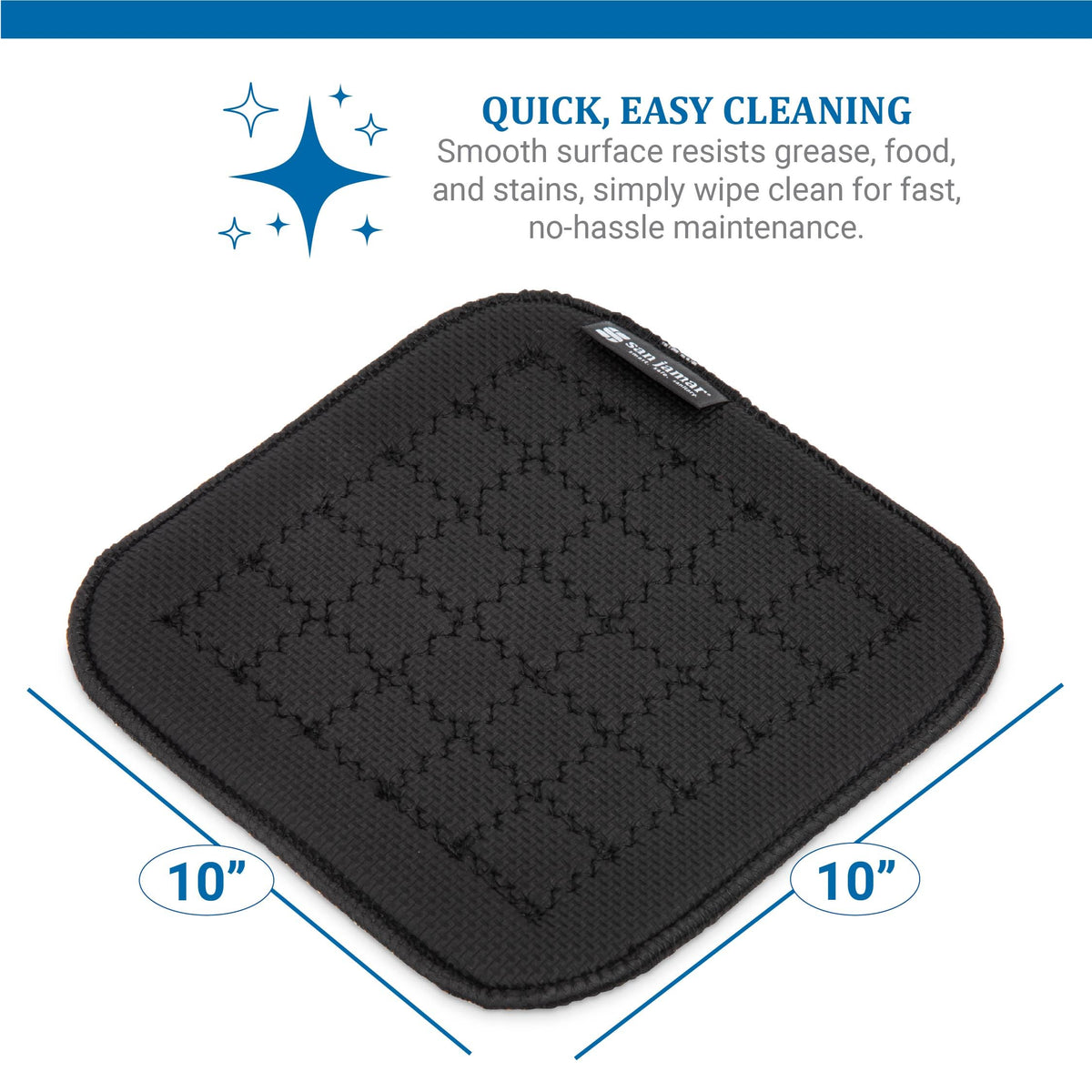 Carlisle FoodService Products 10" x 10" / Black / 1 Accessories