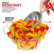 20oz Clear Plastic Serving Bowls (4 Pack) Medium Disposable Candy Dishes by Stock Your Home – 20 oz, 20.0 ounces, Polystyrene (PS), Clear, Pack of 4