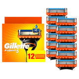 Fusion5 5-Blade Mens Razor Blade Refills by Gillette – 12 Count (Pack of 1), WHITE, Model 47400305526