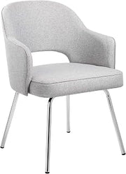 Boss Office Products Guest Chair, Granite, 24.5" d x 22.5" w x 32" h, B489C-GR