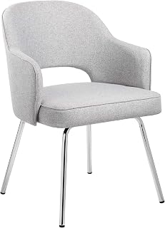Boss Office Products Guest Chair, Granite, 24.5" d x 22.5" w x 32" h, B489C-GR