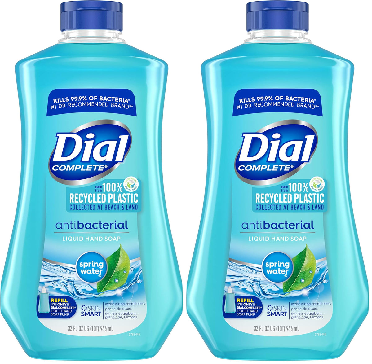 Dial 32 Fl Oz (Pack of 2) / Spring Water / White Hand Wash