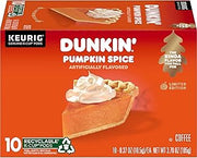 Dunkin' Dunkin’ Pumpkin Spice Artificially Flavored Coffee, 10 Keurig K-Cup Pods