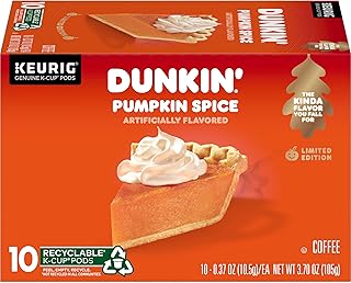 Dunkin' Dunkin’ Pumpkin Spice Artificially Flavored Coffee, 10 Keurig K-Cup Pods