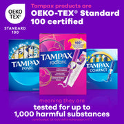 Radiant Tampons 42 R 2.7X 3/4/ 42ct by Tampax – Pack of 2, Rubber, Model SS-LA-483