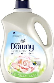 Downy Nature Blends Rosewater and Aloe Liquid Fabric Conditioner (Fabric Softener), 103 fl oz 120 Loads, 103 Fl Oz