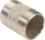2" X 3" 304 Stainless Steel Pipe Nipple by Merit Brass – 3"L x 2.38"W x 2.38"H, Stainless Steel, Brass, Model 4032-300