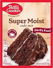 Betty Crocker Cake Mix Super Moist Devil's Food, 13.25 oz (Pack of 12)