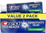 Crest Pro-Health Advanced Sensitivity Whitening Plus Scope Toothpaste, 5.1 oz x 2