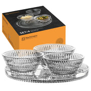 4 Crystal Glass Servings by by Nachtmann – std, Crystal glass, Transparent, Pack of 4, Model 105766