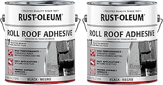 Rust-Oleum Roll Roofing Adhesive, Gallon, Black, 2 Pack