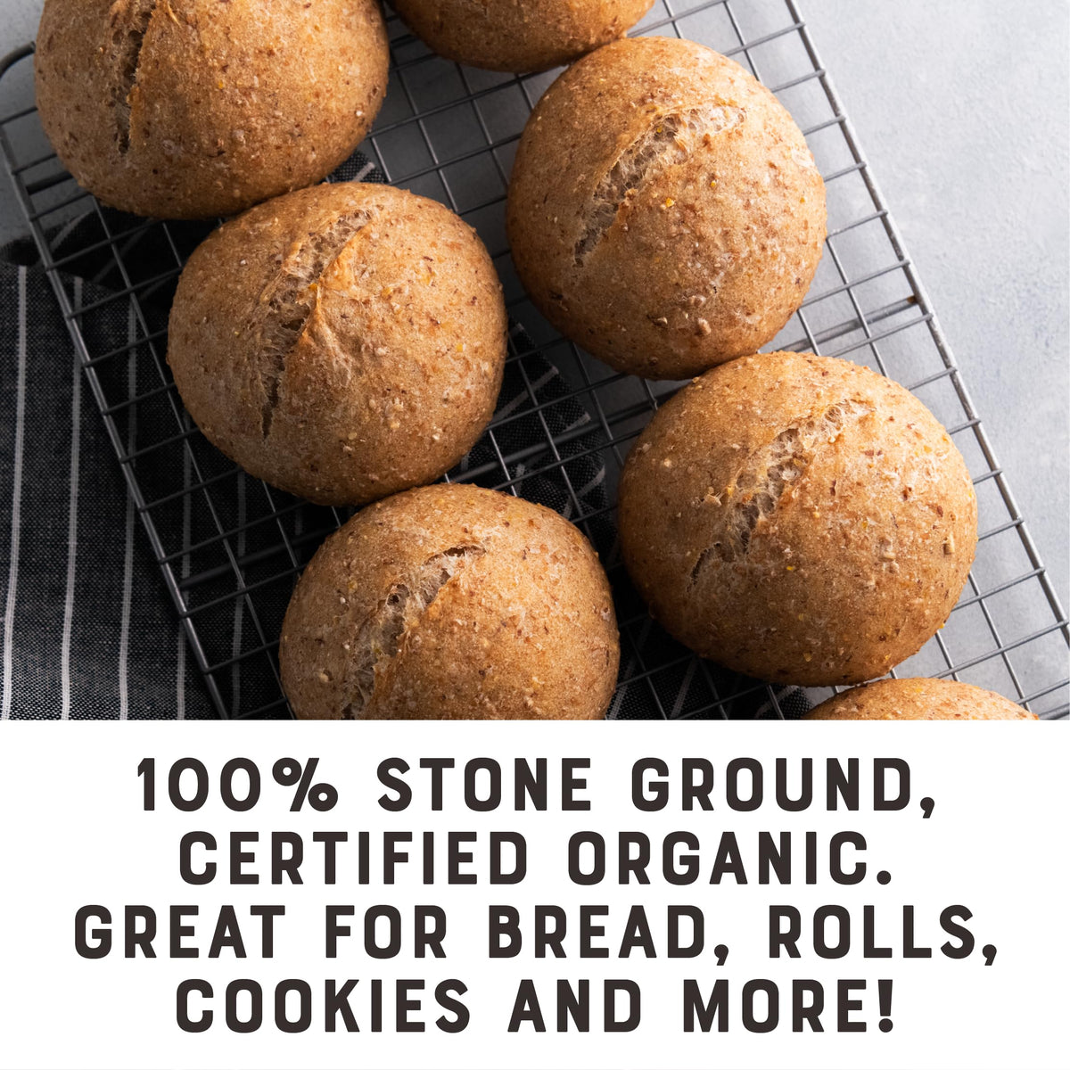 Organic Whole Wheat Flour by Bob's Red Mill – 5 Pound (Pack of 1), Model BRM-206