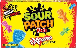 Sour Patch Kids Extreme Sour Soft & Chewy Gummy Candy, 3.5 oz Box