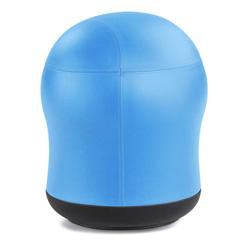 Zenergy Swivel Ball Chair by Safco – 23"H, 360-Degree Turn, Vinyl, Blue Vinyl, Model 4760BUV