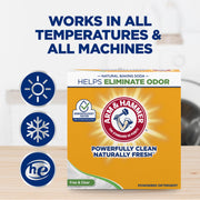 Powder Laundry Detergent by ARM & HAMMER – 98.1 Ounce (Pack of 4), Pack of 4, Model thomaswi