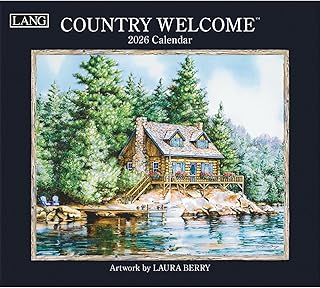 LANG COUNTRY WELCOME 2026 Wall Calendar - Made in USA