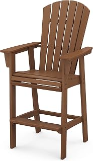 Polywood Nautical Bar Chair, Teak