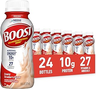BOOST Original Nutritional Shake, Ready to Drink, Strawberry, 24 Pack