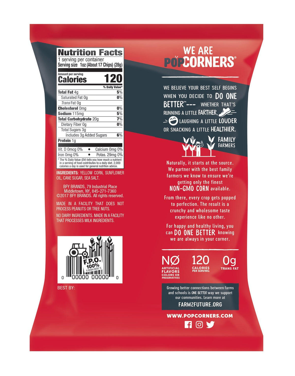 Kettle Corn by Popcorners – 0.06 Ounce (Pack of 18), Pack of 18