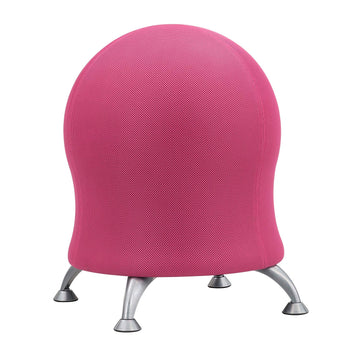 Zenergy Ball Chair by Safco – 23"H or 20"H, Polyester, Pink Mesh, Model 4750PI
