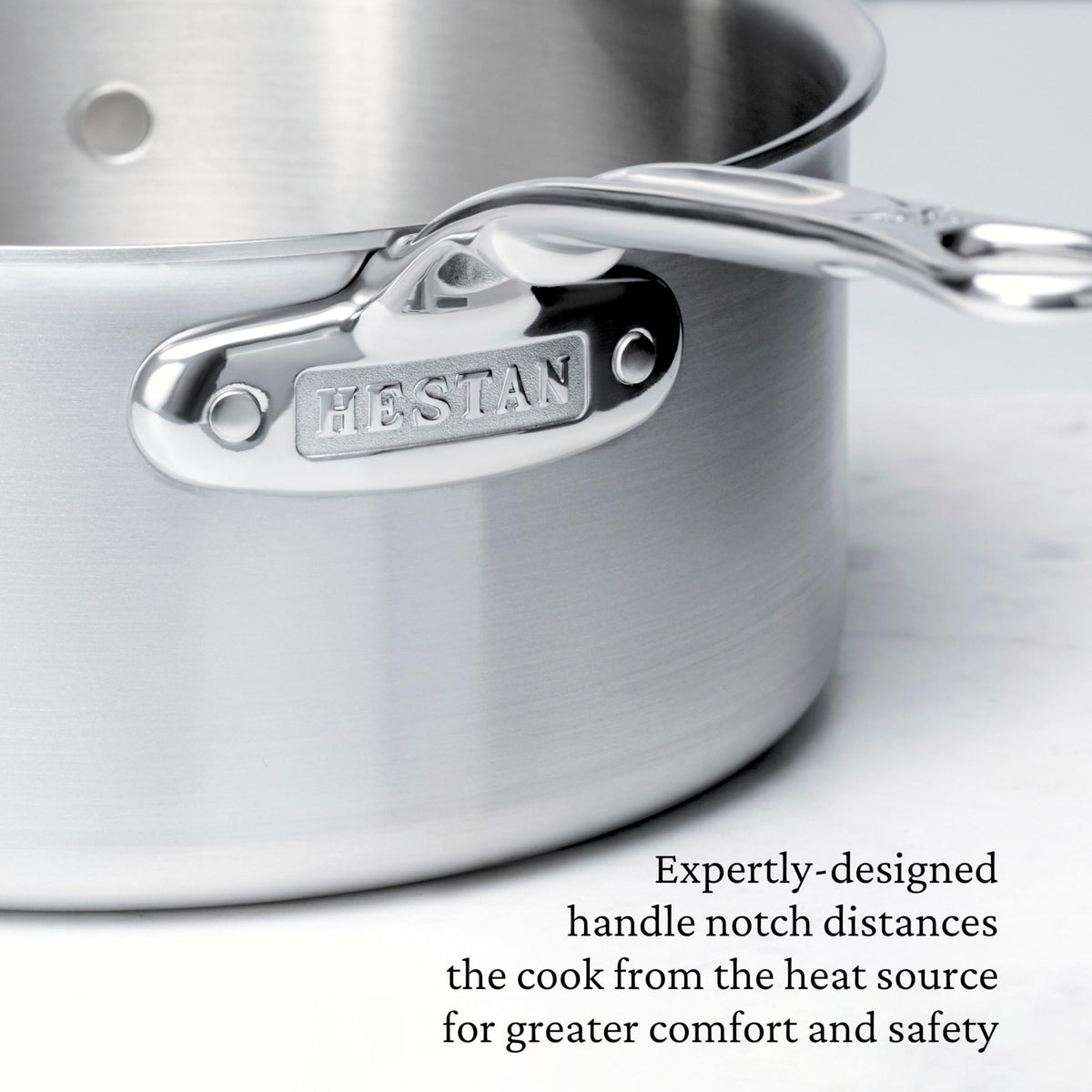 Thomas Keller Insignia by - Stainless Steel 4 Quart Sauce Pot by Hestan – 4 Quarts, Stainless Steel, Model 31019
