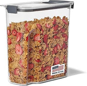 Rubbermaid Brilliance Airtight Cereal Food Storage Container, Shatterproof, BPA-Free and Dishwasher-Safe, 32oz Capacity