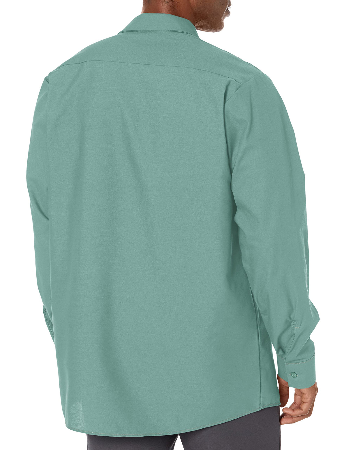Long Sleeve Industrial Solid Work Shirt Light Green Small - 5 Pack by Red Kap – Light Green, Pack of 5, Model SP14