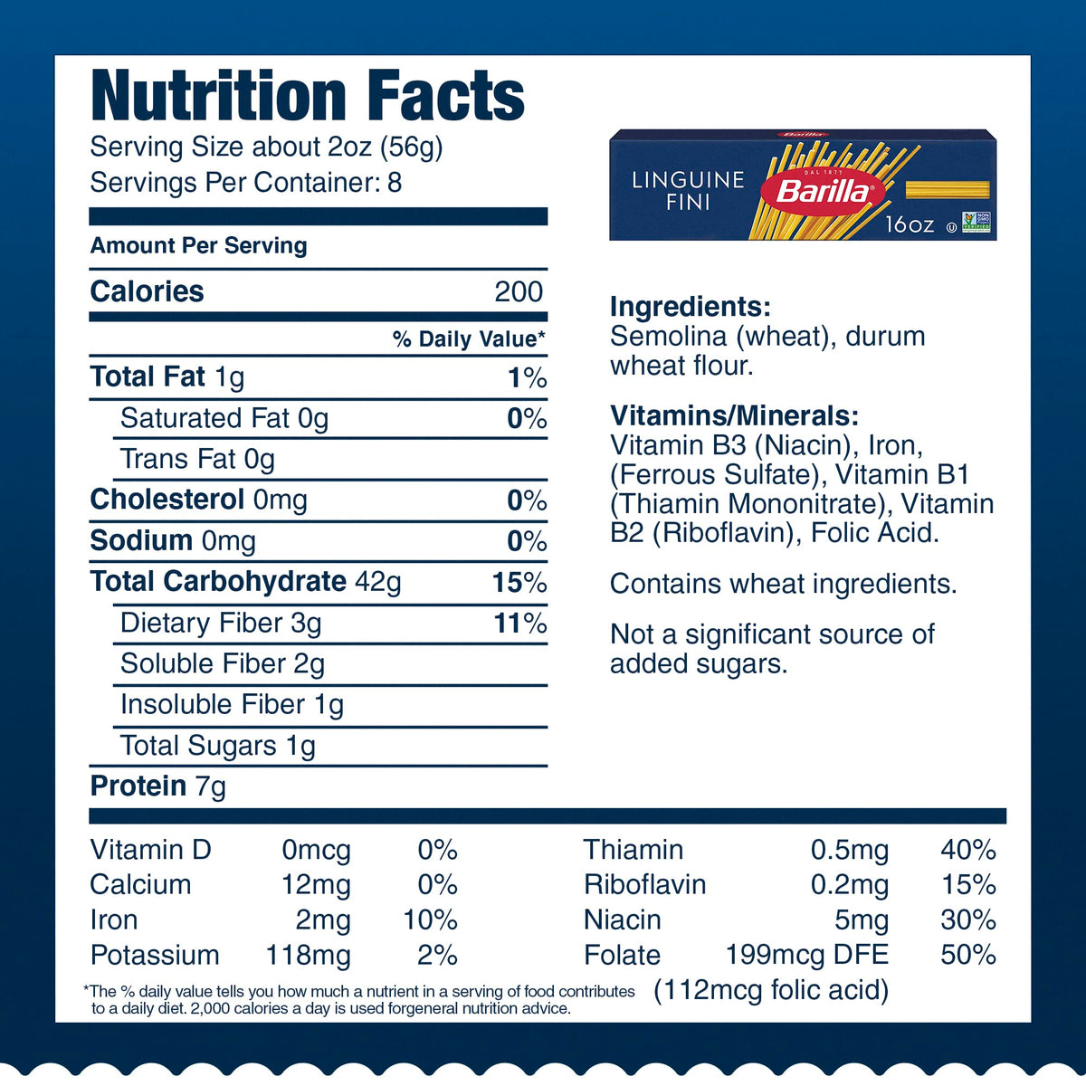Barilla Linguine Fini 20 Pack / 1 Ounce (Pack of 20) / 20 Spaghetti