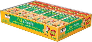 Keebler Club and Cheddar Sandwich Crackers - 1.8 oz. package, 144 per case