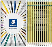 STAEDTLER 121 Noris School Pencil - Break Resistant Leads - Class Pack of 24 Pencils in Envelope Gift Packaging - Grade 2H