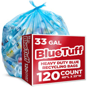 Stock Your Home 120 / 1 Count (Pack of 120) / Blue Trash Bags