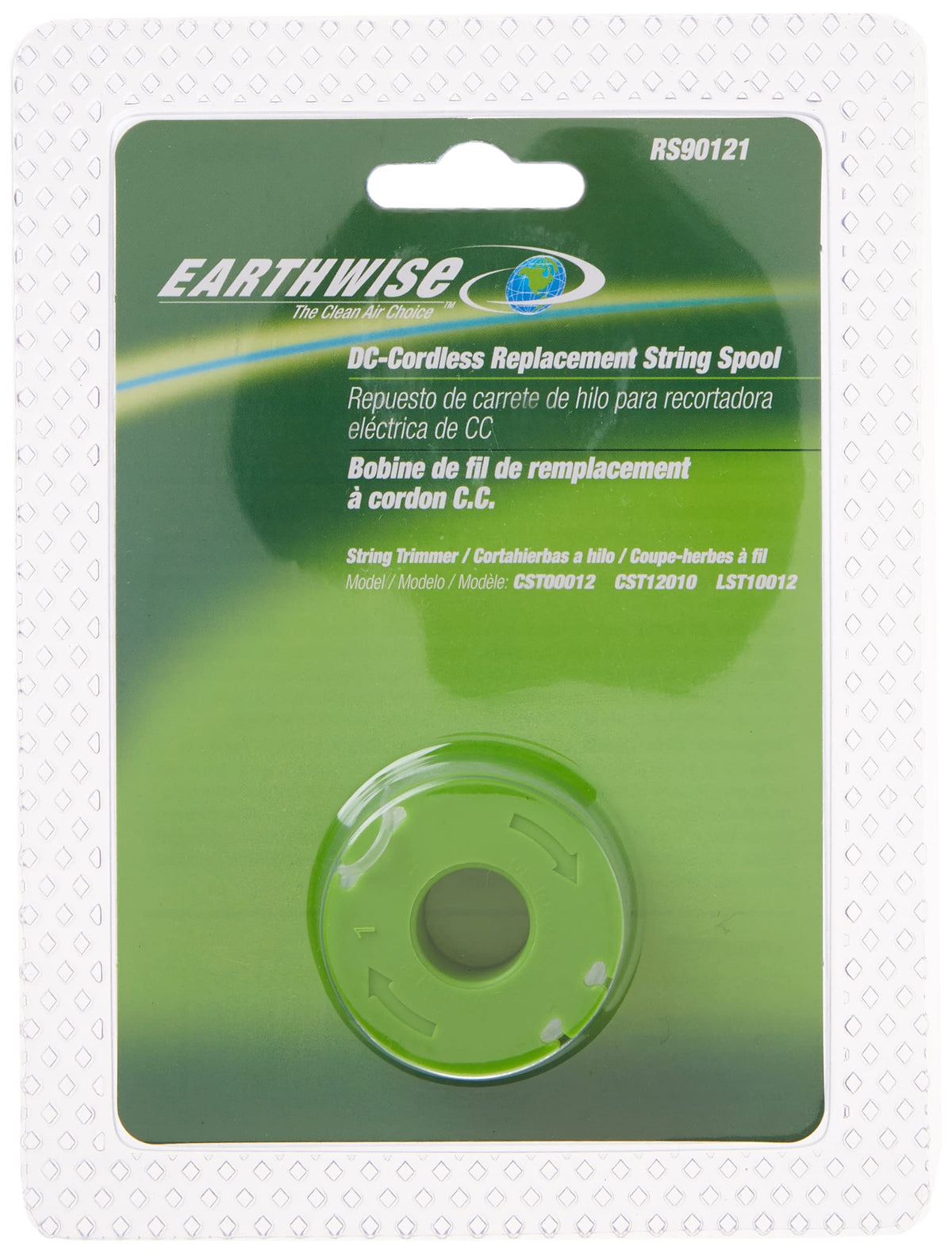 .065 Replacement Spool for CST00012 & LST10012 Trimmers by Earthwise – .065, grass, multi-color, Model RS90121